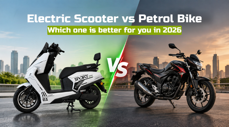 Petrol Bike vs Electric Scooter: Which one is better for you in 2026
