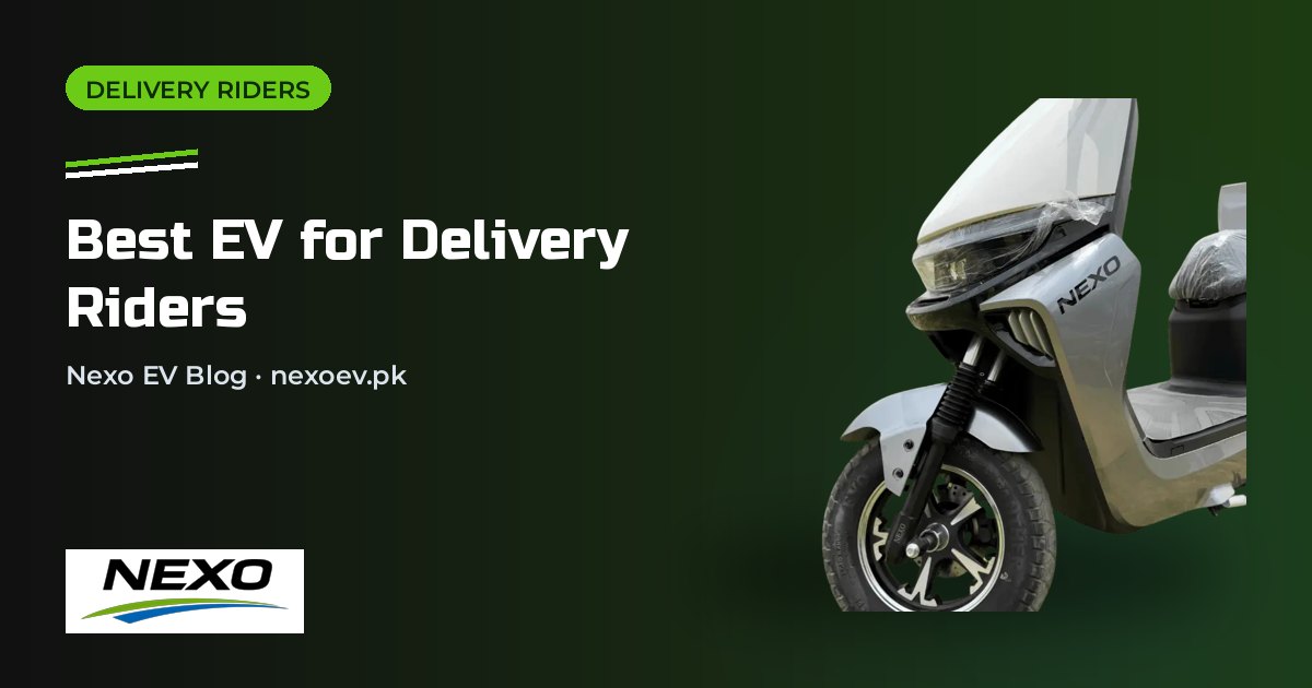 Best EV for Delivery Riders — Nexo EV
