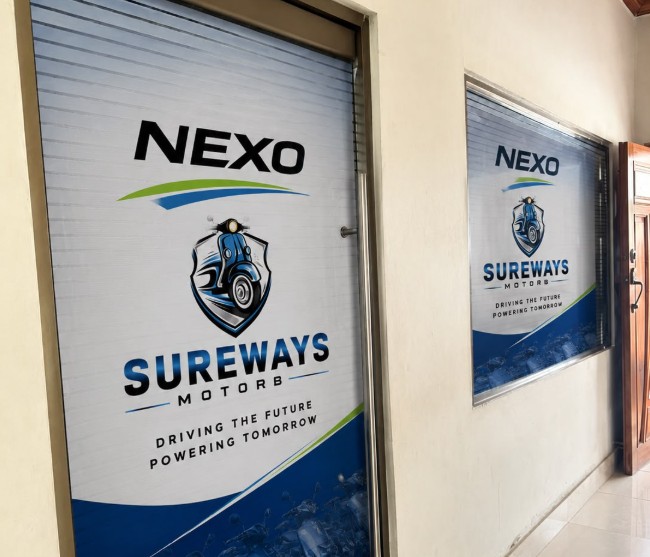 Nexo EV head office reception in Arifwala
