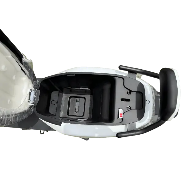 Nexo EV under-seat storage